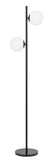 Figaro 2lt Floor Lamp with Opal Ball Shades
