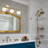 Moran Wall/Vanity Light with Opal Glass Spheres