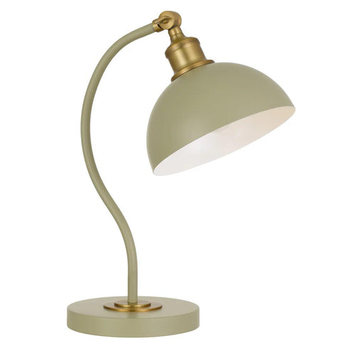 Brevik Adjustable Reading Lamp with Metal Shade