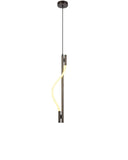 Taft LED Fabric Rope Linea Bar Pendant LIght