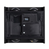 Eyvor LED Up/Down IP65 Tri-Colour Exterior Wall Light Black