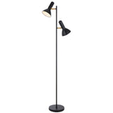 Hyvik 2lt Metal Floor Reading Lamp