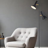 Hyvik 2lt Metal Floor Reading Lamp
