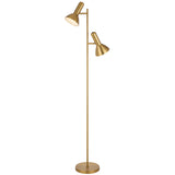 Hyvik 2lt Metal Floor Reading Lamp
