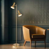 Hyvik 2lt Metal Floor Reading Lamp