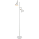 Hyvik 2lt Metal Floor Reading Lamp