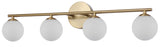 Moran Wall/Vanity Light with Opal Glass Spheres