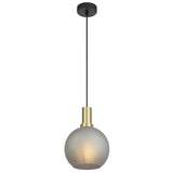 Patino 1lt Matt Sphere Glass Pendant Light
