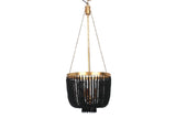 Maddison Beaded Chandelier Basket Pendant