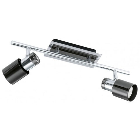 Black cheap chrome spotlights