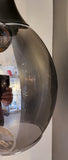 Brote 1lt Teardrop Glass Pendant Light