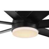 Tourbillion 7 Blade Metal DC Extra Large Remote Ceiling Fan With LED LIGHT