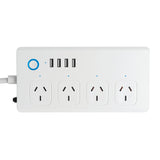 Brilliant Smart Wifi 4 point Powerboard with USB Chargers