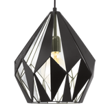 Carlton 1 310mm Geometric Metal Cut Out 1lt Pendant Light