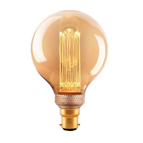 3.5w LED Vintage Style G95 Sphere Filament Globe