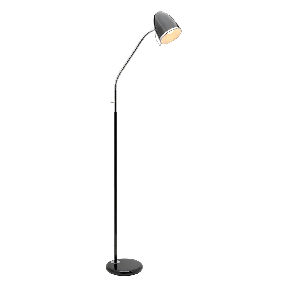 Sara 1lt Metal Reading Adjustable Floor Lamp Roundabout Lighting