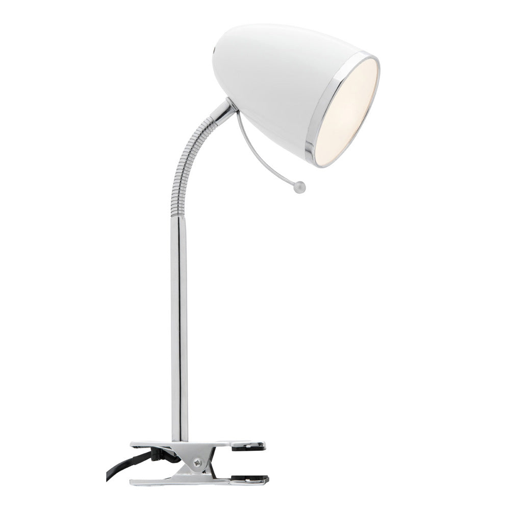 Sara Clip On Metal Clamp Adjustable Reading Lamp – Roundabout Lighting