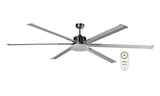 Albatross DC 6 Blade Metal Ceiling Fan with LED Light