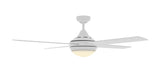 Heron AC 4 Blade ABS 3 Speed Wall Control Ceiling Fan with LED Light
