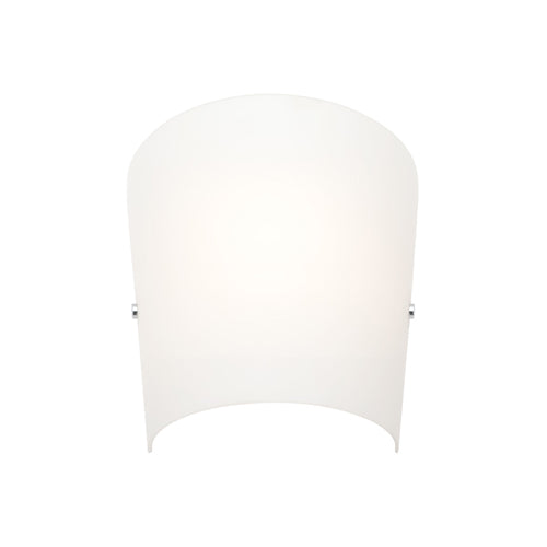 White glass online wall sconce