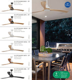 Fanco Sanctuary Large DC 3 Blade Timber Remote Ceiling Fan