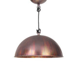 Kingston Metal Dome Pendant Light Acid Copper Wash