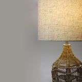 Tilda Natural Hemp Rope Table Lamp and Shade