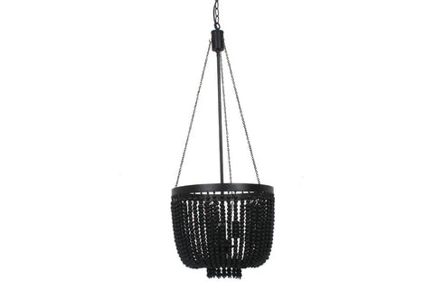 Maddison Beaded Chandelier Basket Pendant