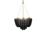 Maddison Beaded Chandelier Basket Pendant