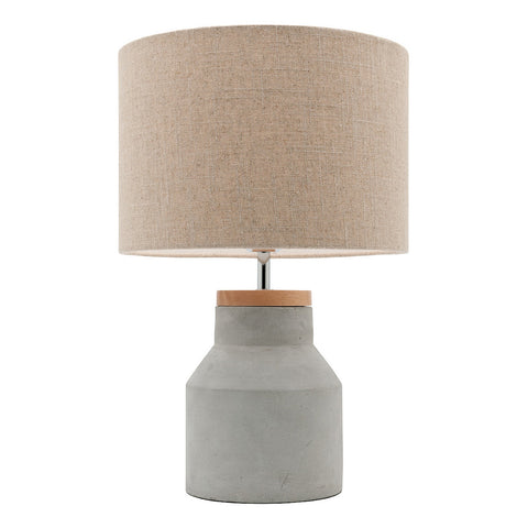 Moby Concrete Table Lamp & Shade