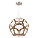 Peeta 1lt Pendant Light Oak