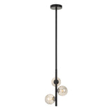 Moran 3 Light G9 Rod Pendant Light with Glass Spheres