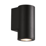 Piccolo II Round LED Exterior Wall Light Black