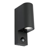 Marvin II LED Up/Down Exterior Metal Wall Light Black