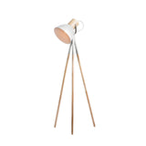 Calico Tripod 3 leg Metal/Wooden Floor Lamp