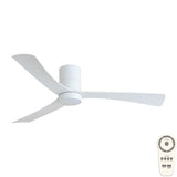 Metro DC 3 Blade ABS Hugger Remote Close to Ceiling Fan with LED Light