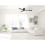 Metro DC 3 Blade ABS Hugger Remote Close to Ceiling Fan with LED Light