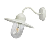 Alley Metal Wall Exterior Light with Clear Glass