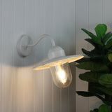 Alley Metal Wall Exterior Light with Clear Glass