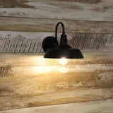 Hudson Metal Wall Exterior Barn Light with Clear Glass