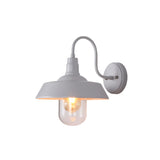 Hudson Metal Wall Exterior Barn Light with Clear Glass