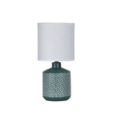 Celia Ceramic Table Lamp with Drum Shade