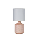 Celia Ceramic Table Lamp with Drum Shade