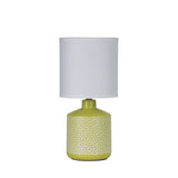 Celia Ceramic Table Lamp with Drum Shade