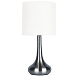 Lola Metal Touch Lamp with Fabric Drum Shade