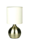 Lotti Touch Lamp with Fabric Drum Shade