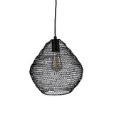 Mudag Metal Meshique Mesh 1lt Pendant Light Black