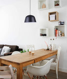 Pastel 1lt Metal Dome Pendant Light