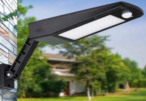 Solar Powered Gooseneck Motion Wall Light 6.8W