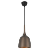 Polk 1lt Metal Pendant Light Brushed Metal